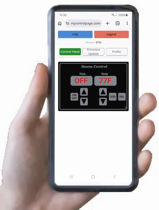 Sauna WiFi Control